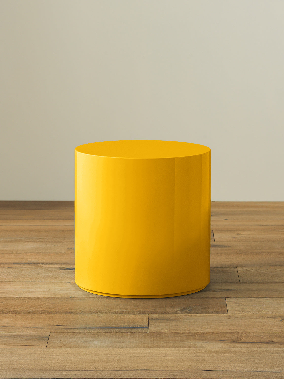 Buffed Up Cylinder Side Table