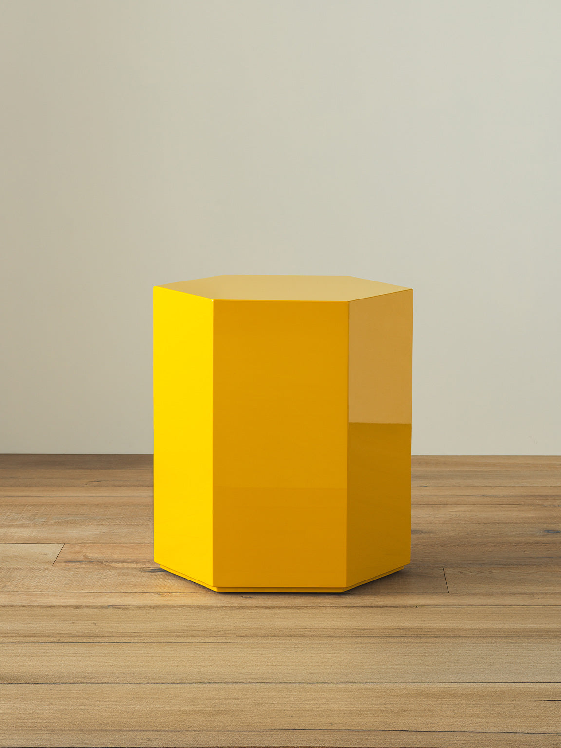 Buffed Up Hex Side Table