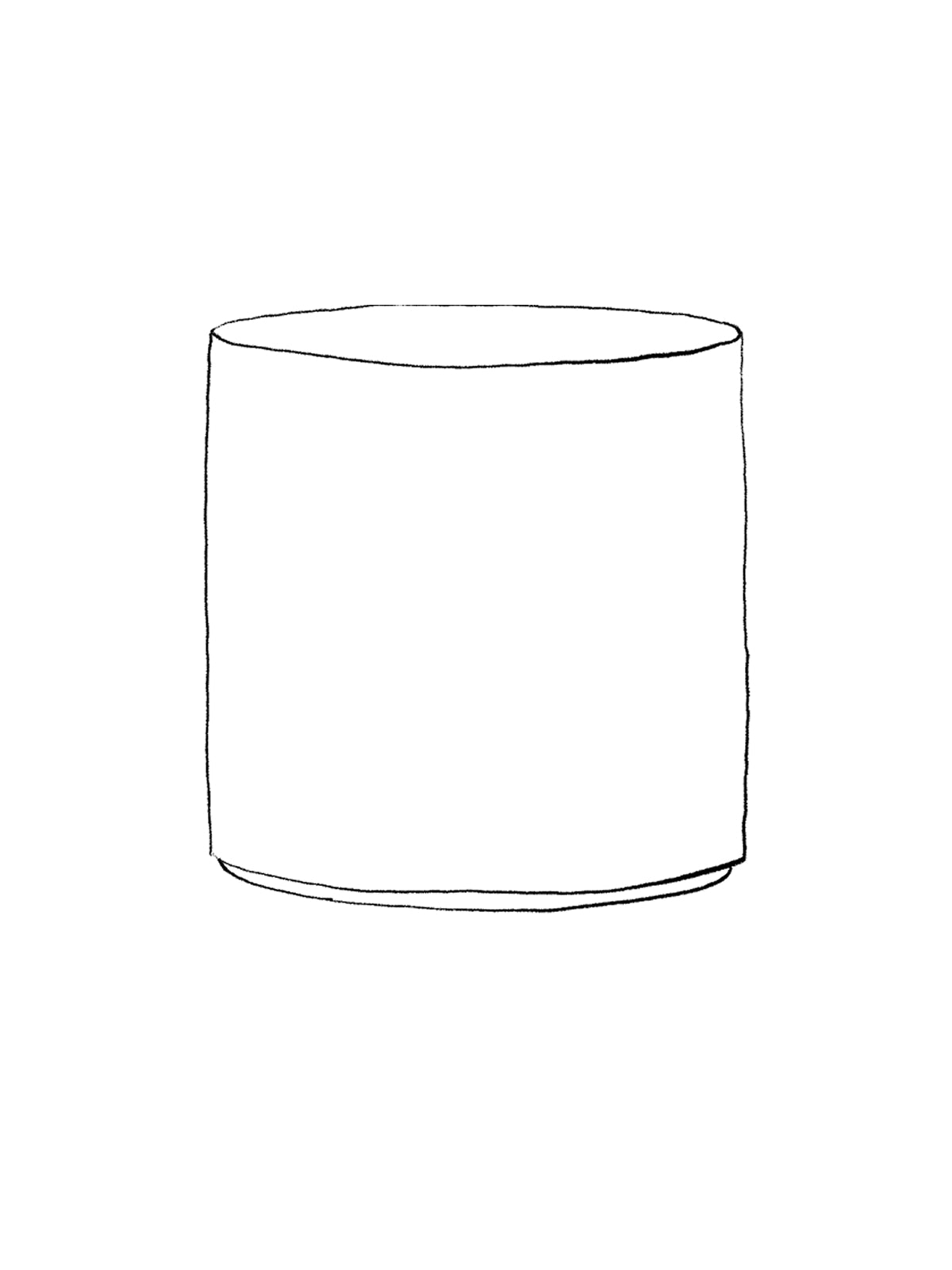 Buffed Up Cylinder Side Table