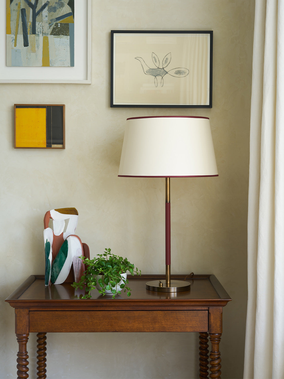 Dionis Table Lamp - Oxblood