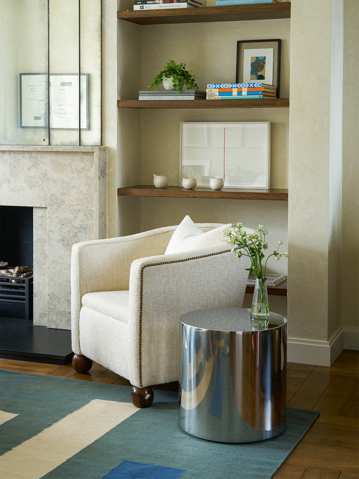 Hazeley Cylinder Side Table