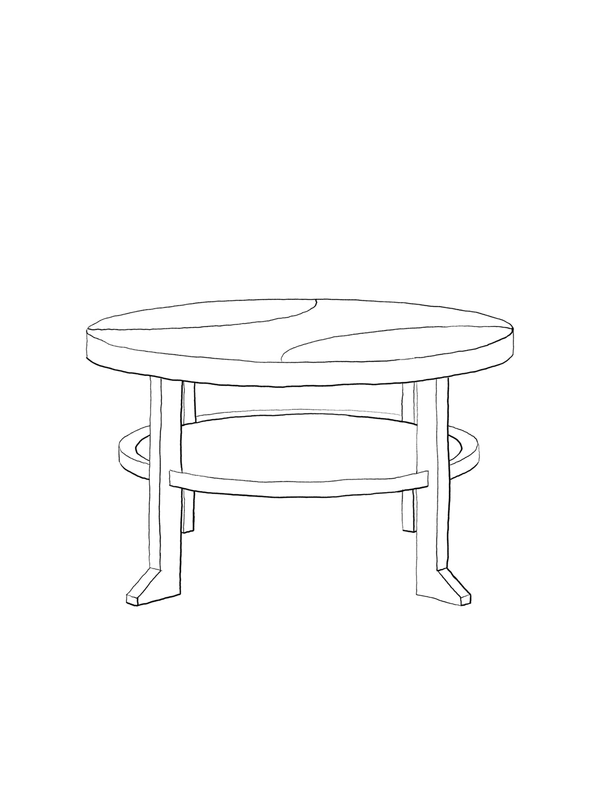Noughts & Crosses Coffee Table
