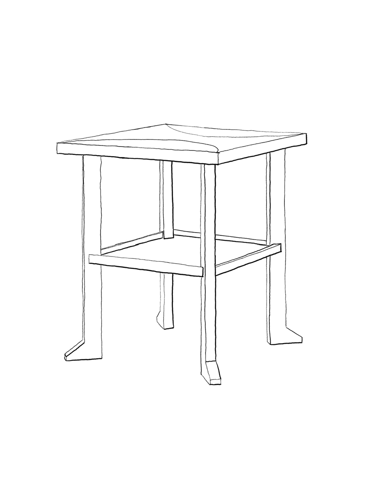 Noughts & Crosses Side Table