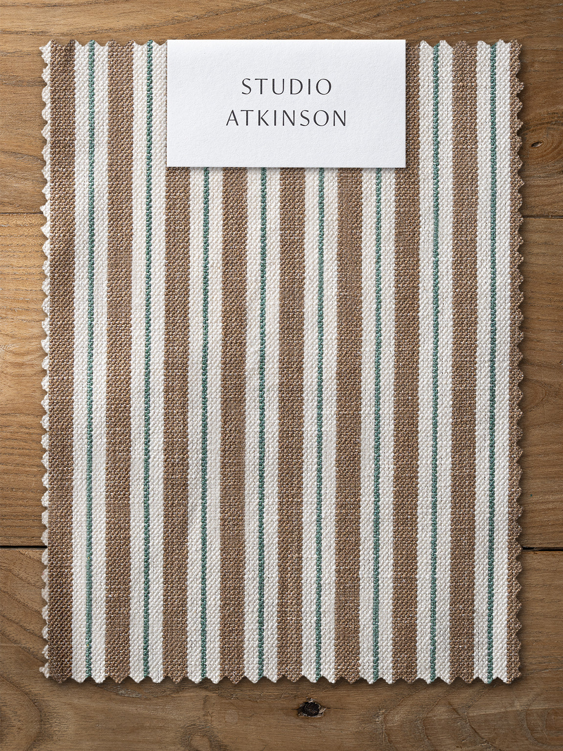 Two Tone Ticking Fabric Sample