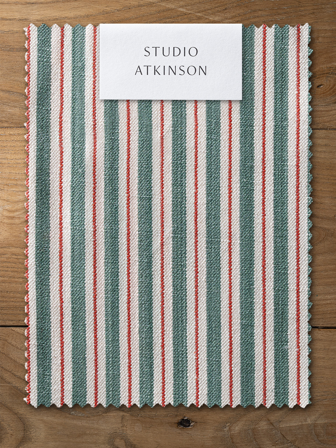Two Tone Ticking Fabric Sample
