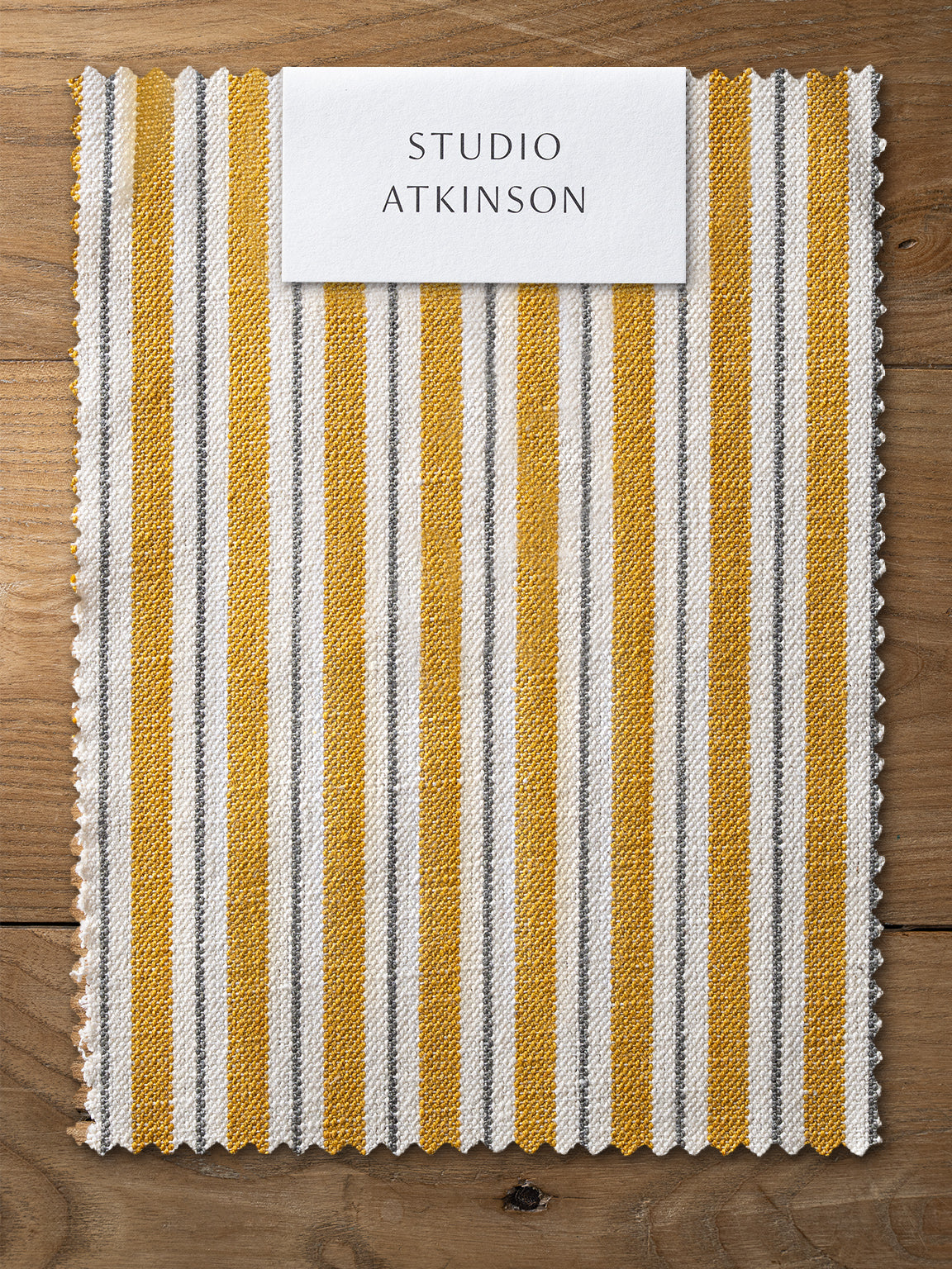 Two Tone Ticking Fabric Sample