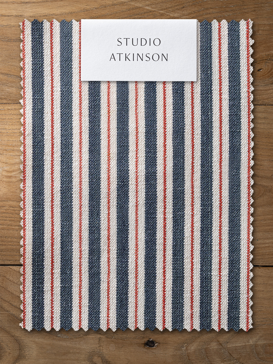 Two Tone Ticking Fabric Sample