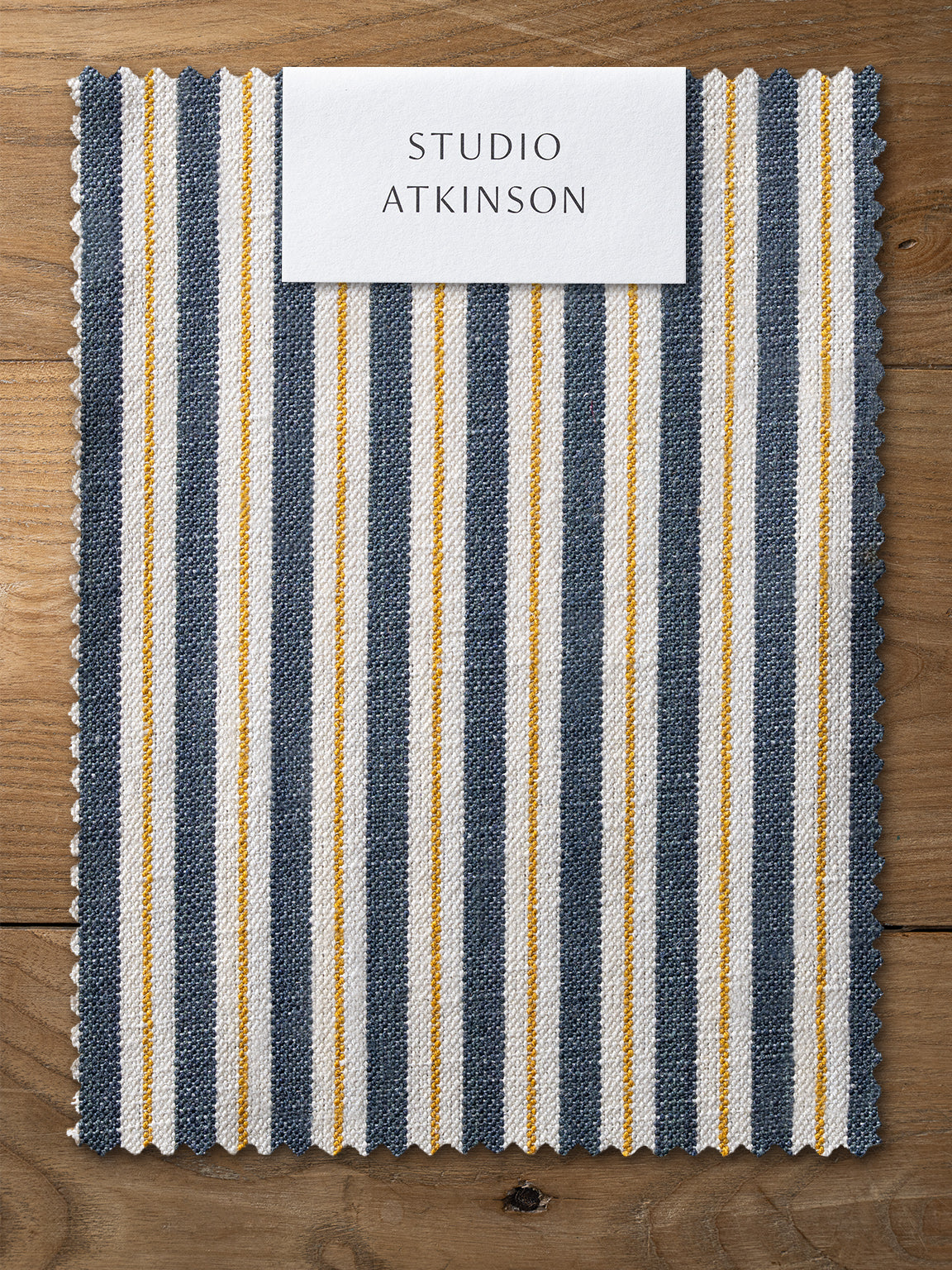 Two Tone Ticking Fabric Sample