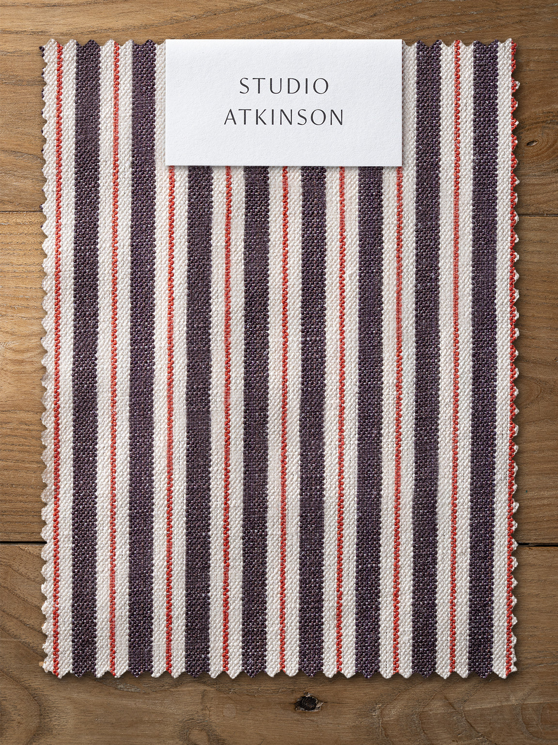Two Tone Ticking Fabric Sample