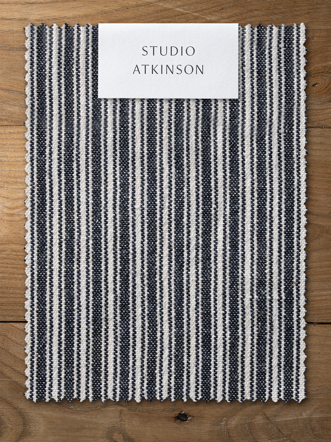 Traditional Ticking Fabric Sample