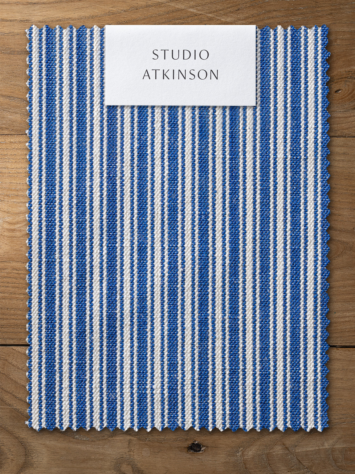 Traditional Ticking Fabric Sample