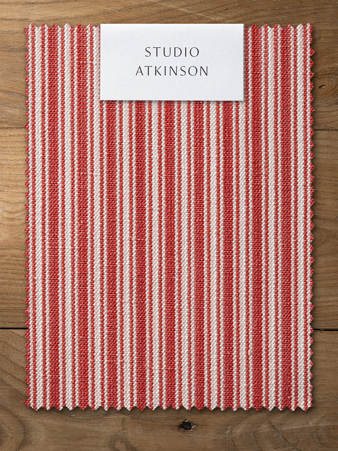 Traditional Ticking Fabric Sample