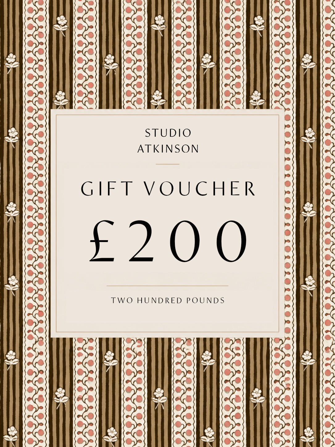 Studio Atkinson Digital Gift Voucher