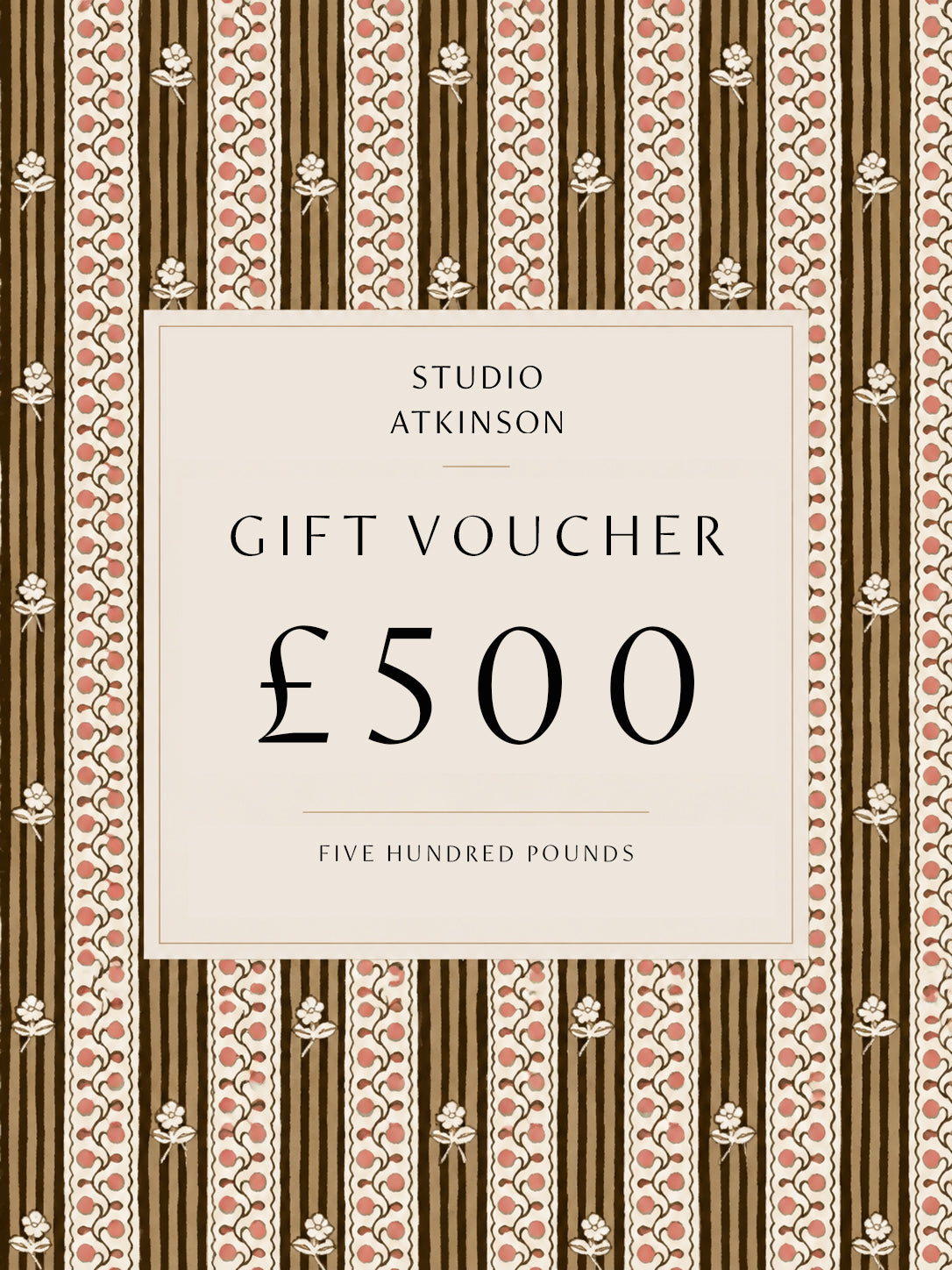 Studio Atkinson Digital Gift Voucher