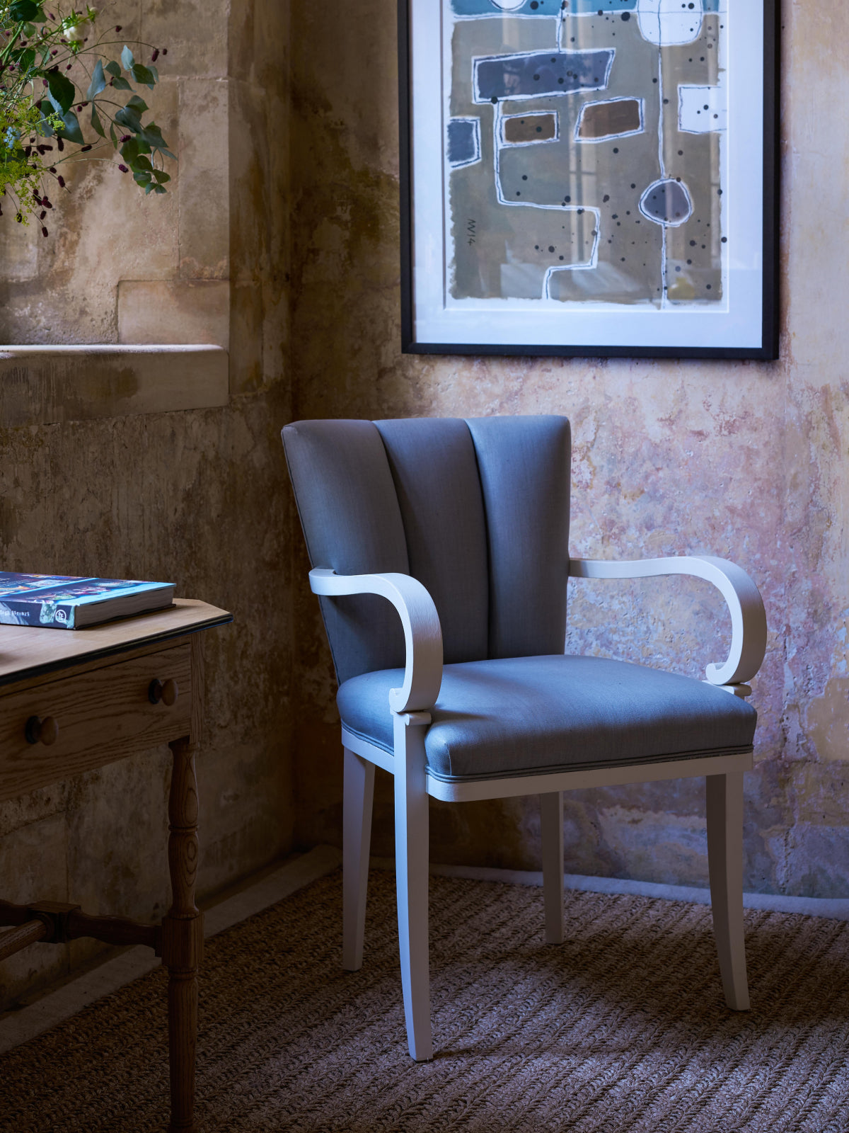 Scroll Arm Chair