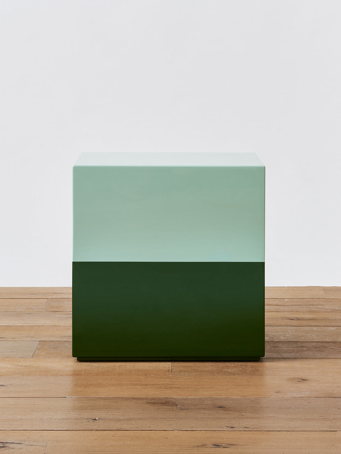 Two Tone Cube Side Table